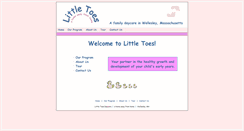 Desktop Screenshot of littletoesdaycare.com